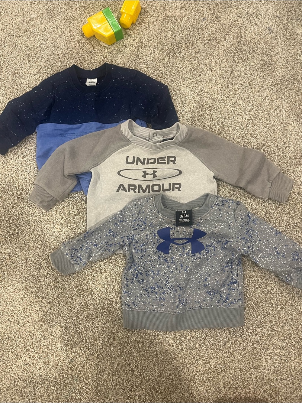 Under Armour Toddler Grey & Navy Logo Sweatshirt Set